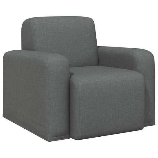 Křeslo Tmavě Šedá Textil