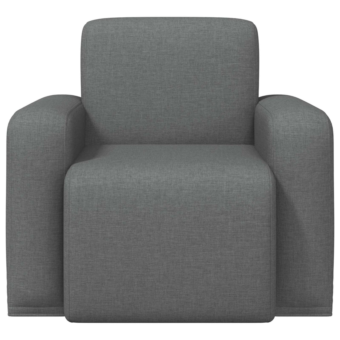 Křeslo Tmavě Šedá Textil