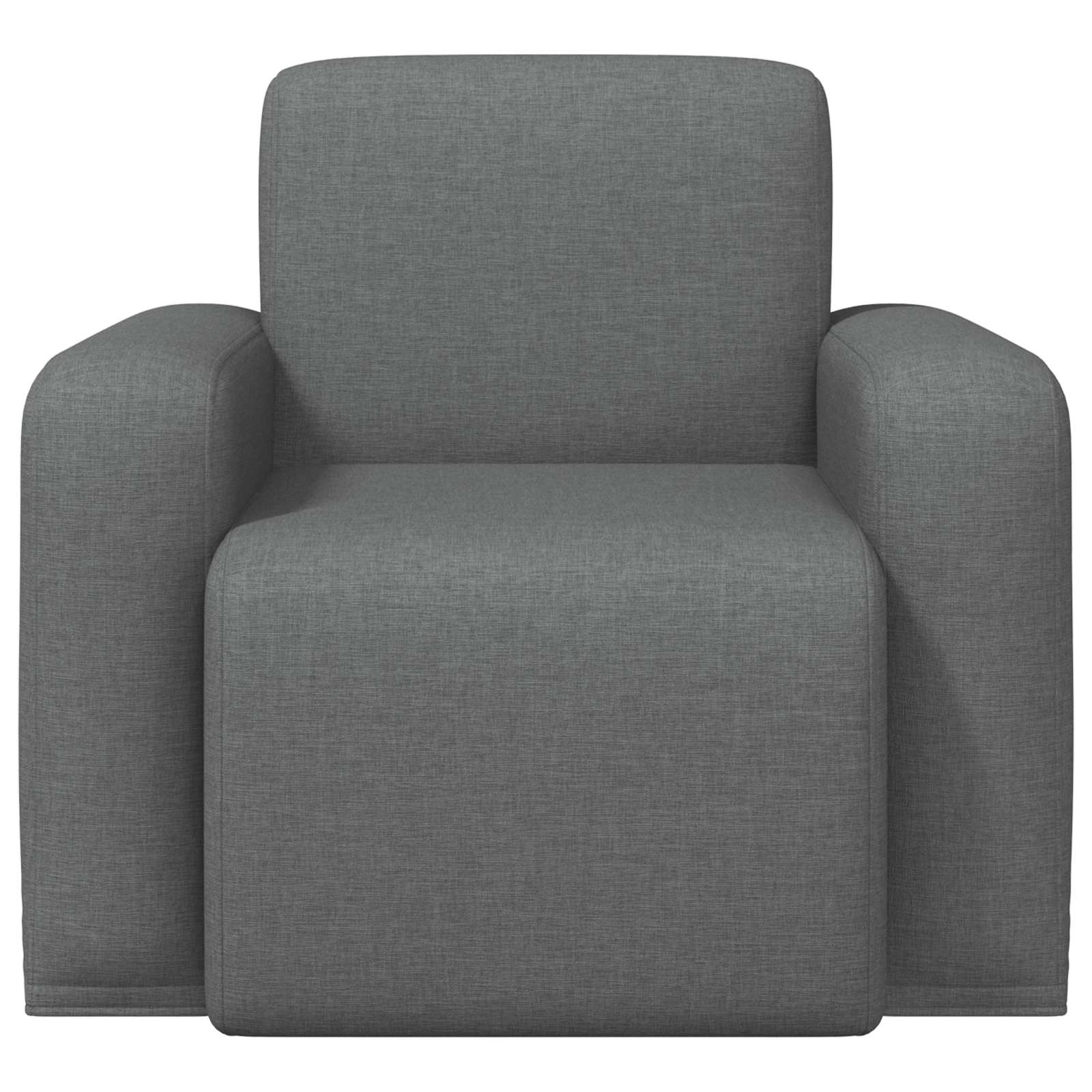 Křeslo Tmavě Šedá Textil
