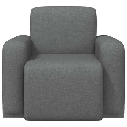 Křeslo Tmavě Šedá Textil