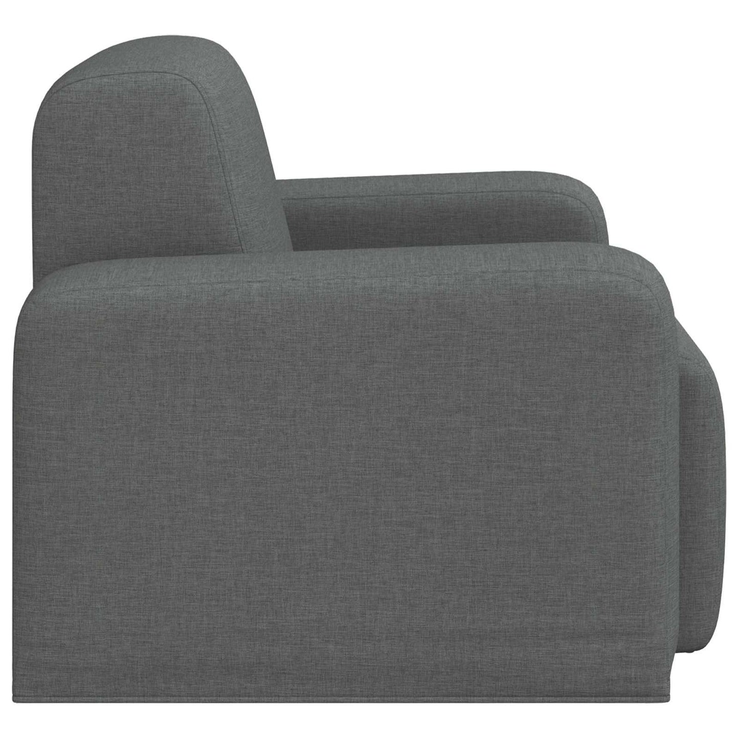 Křeslo Tmavě Šedá Textil