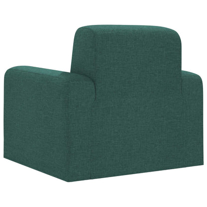 Křeslo Tmavě Zelená Textil