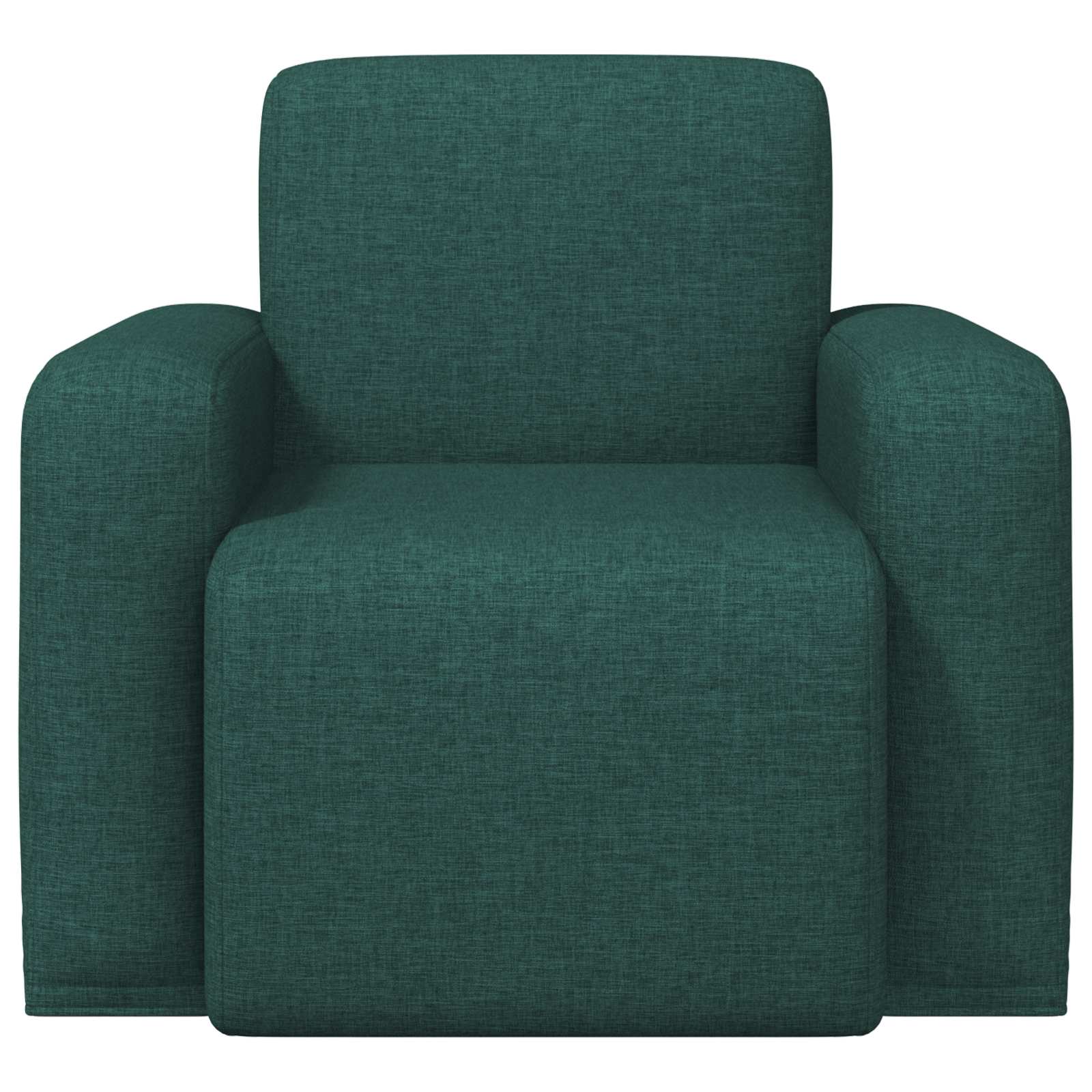 Křeslo Tmavě Zelená Textil