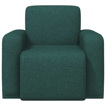 Křeslo Tmavě Zelená Textil