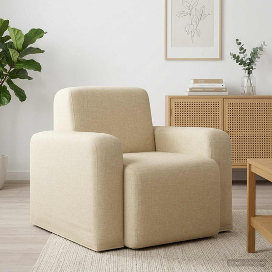 Křeslo Krémová Textil