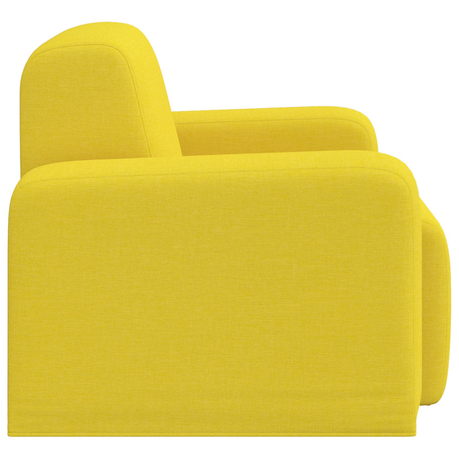 Křeslo Světlá Žlutá Textil