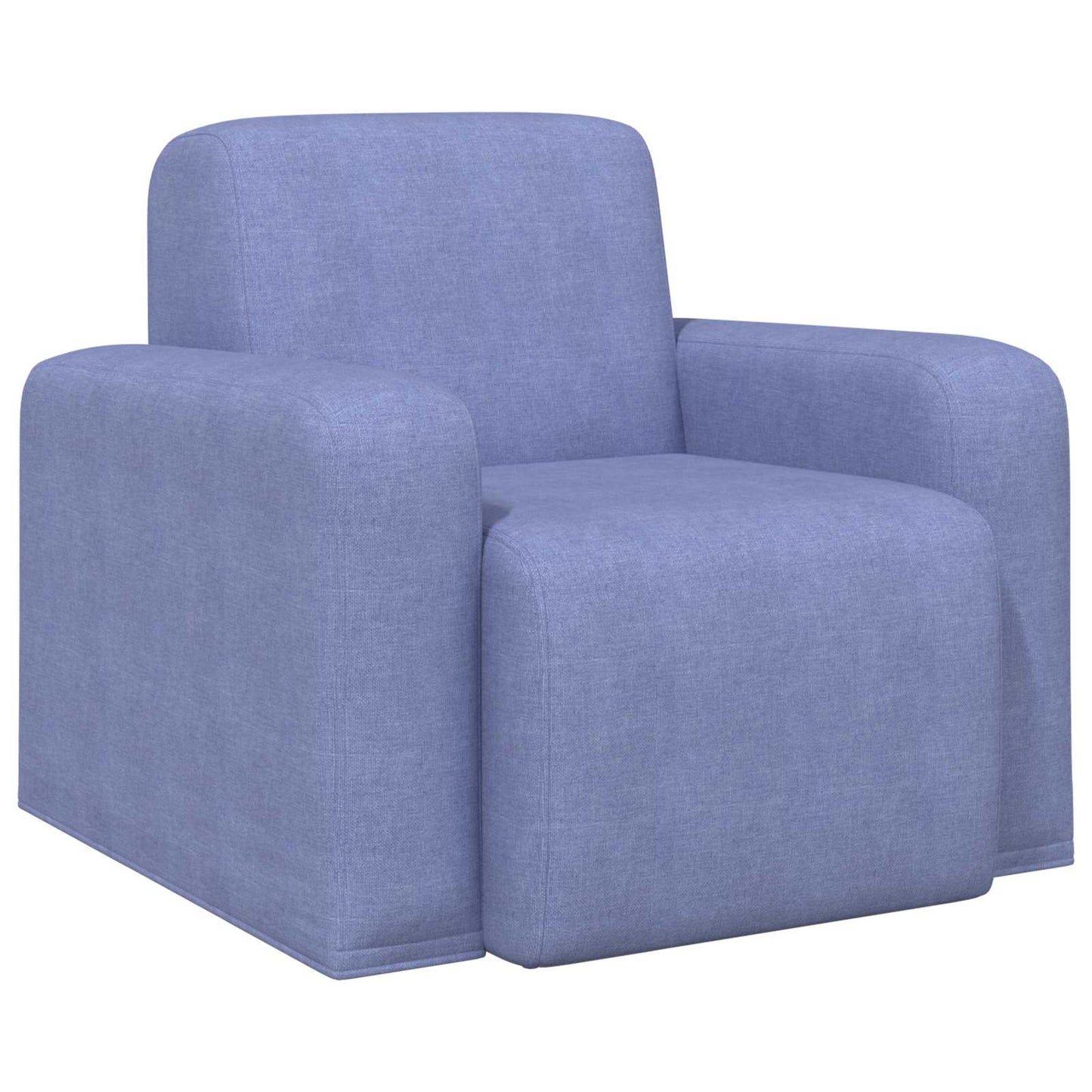 Křeslo Modrá Džínovina Textil