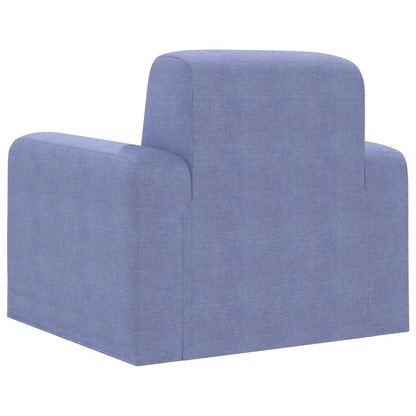 Křeslo Modrá Džínovina Textil