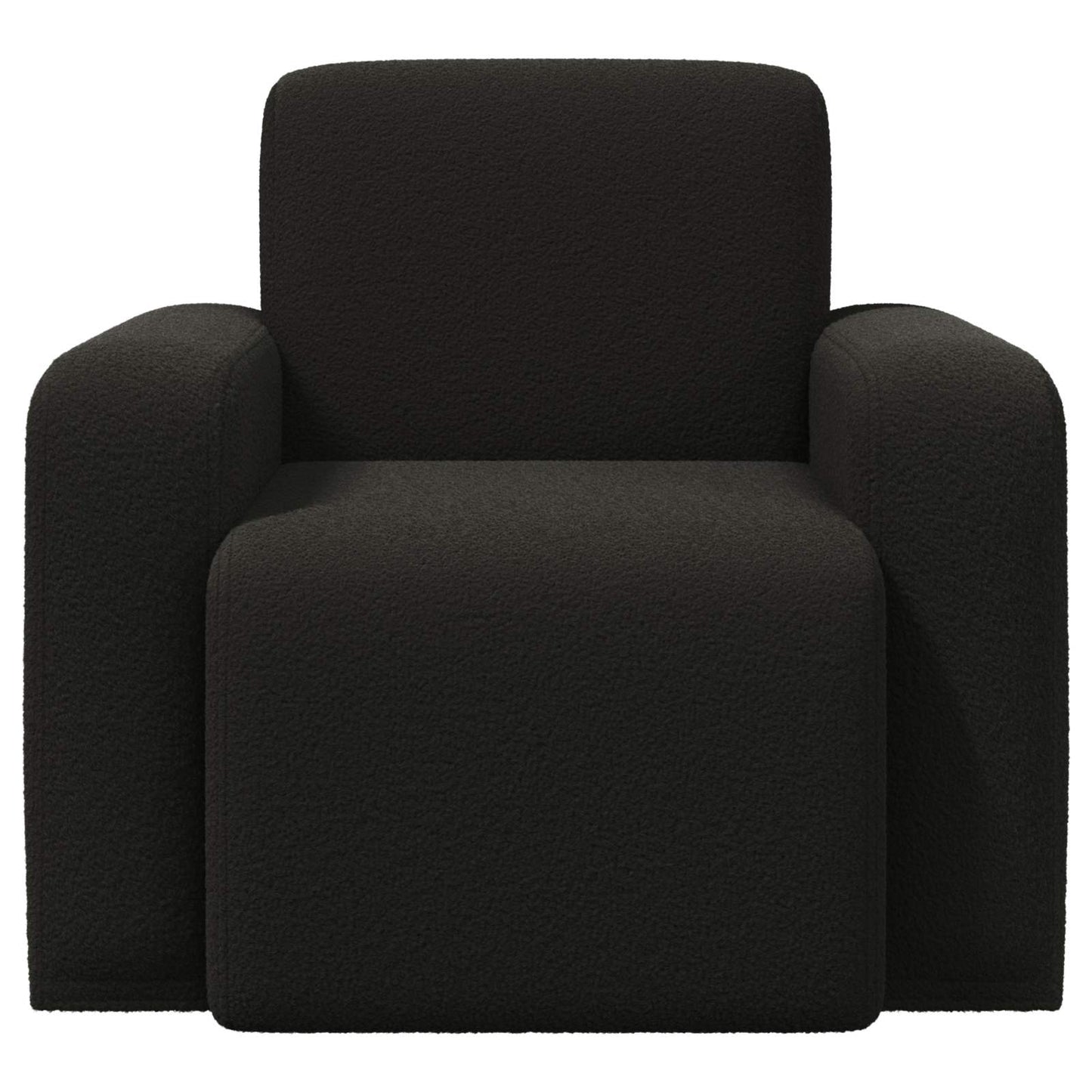 Křeslo Černá Bouclé