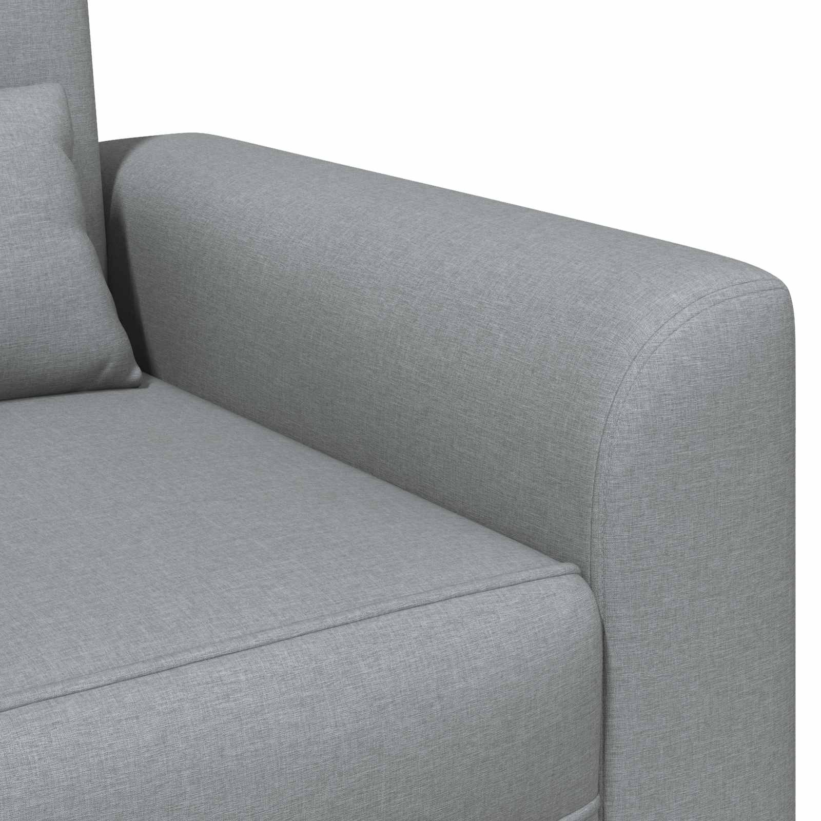 Křeslo Světle Šedá Textil