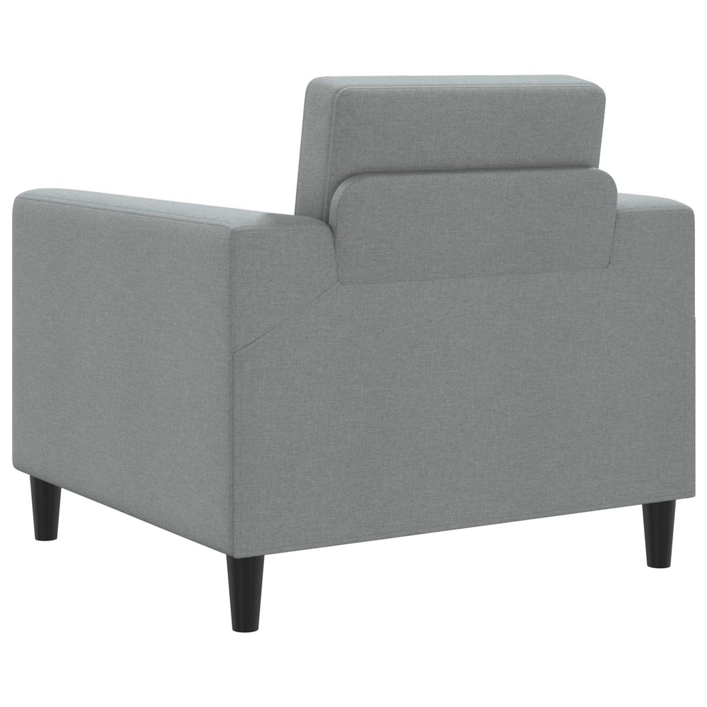 Křeslo Světle Šedá Textil