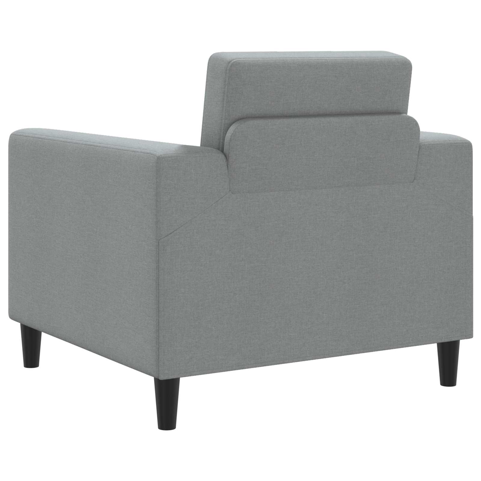 Křeslo Světle Šedá Textil