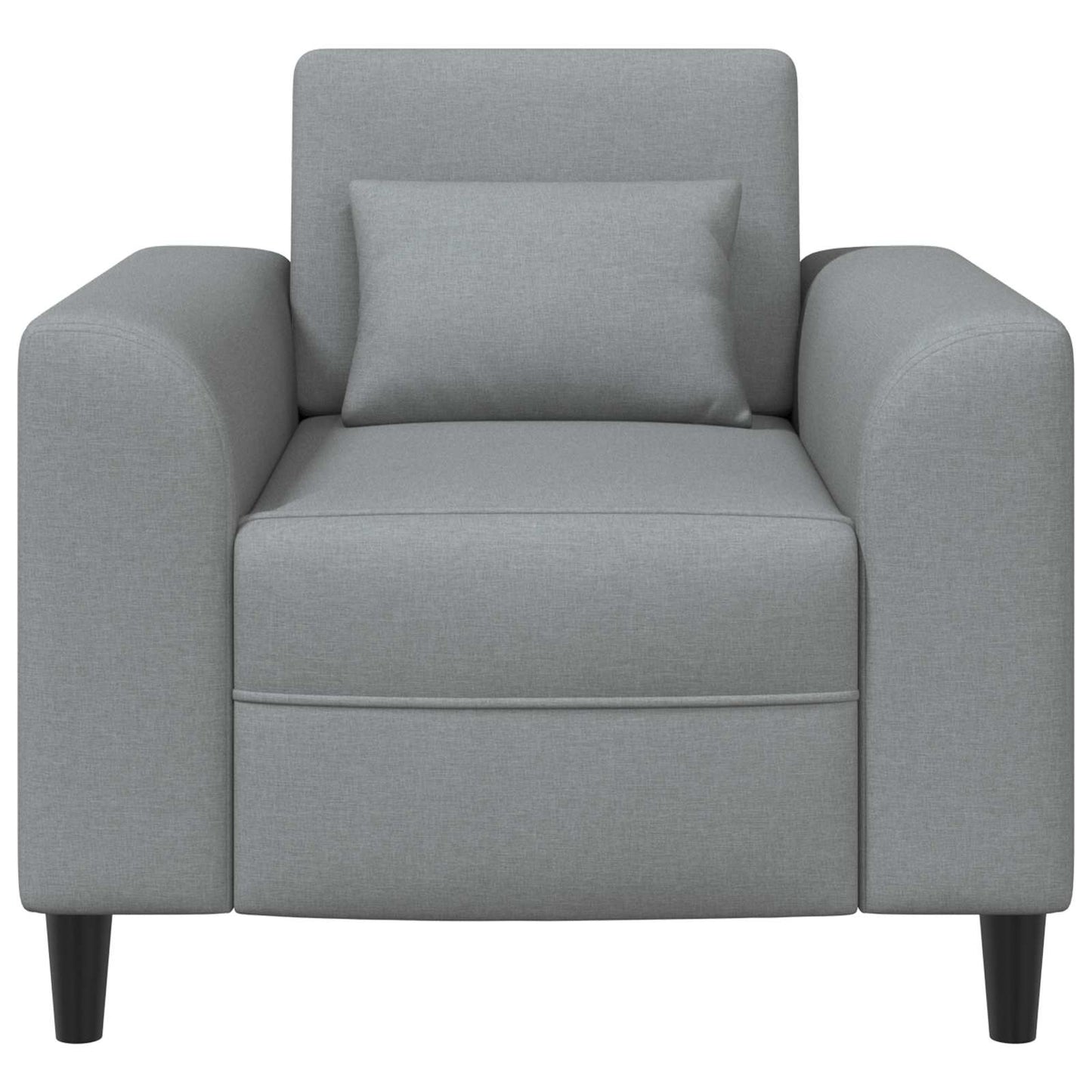 Křeslo Světle Šedá Textil