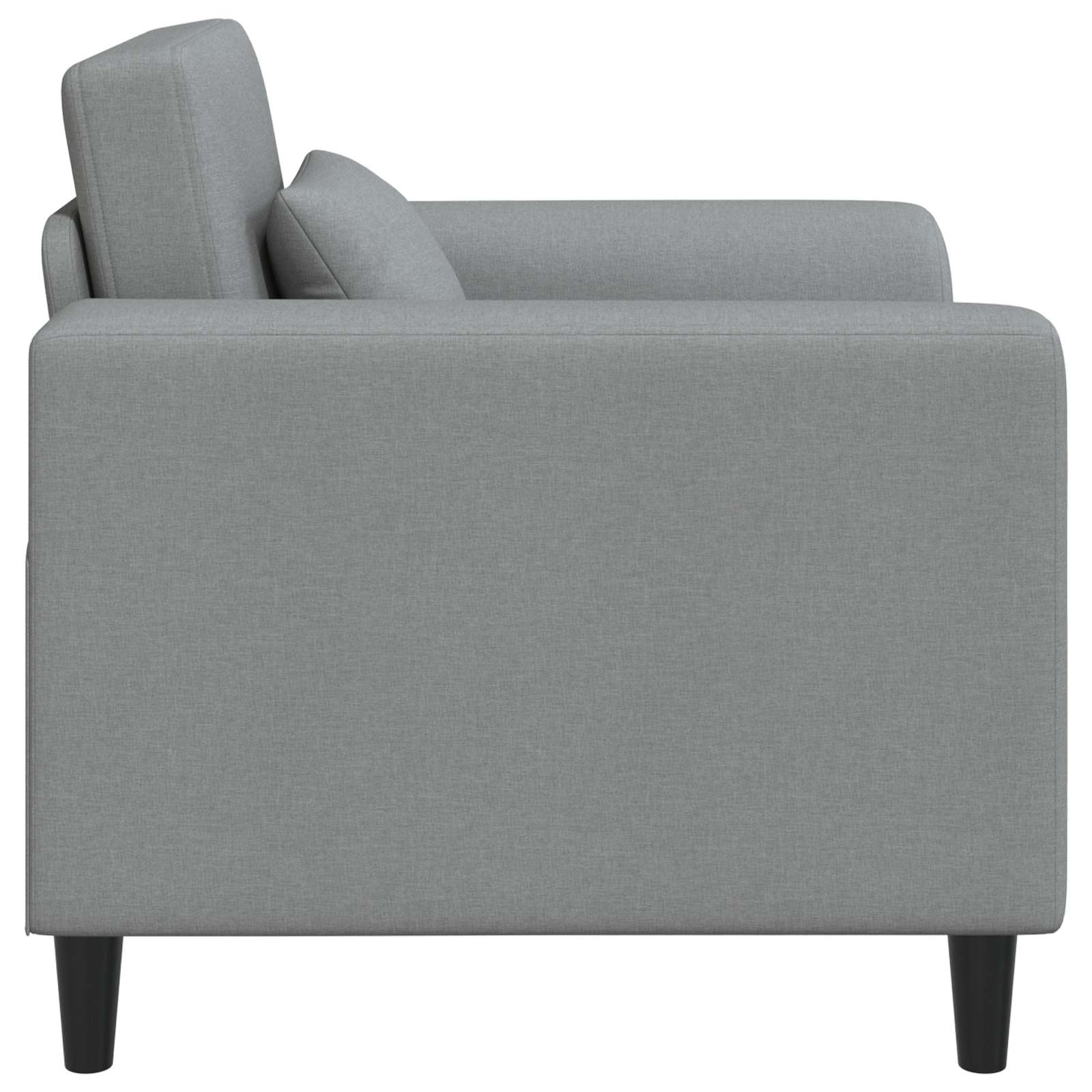 Křeslo Světle Šedá Textil