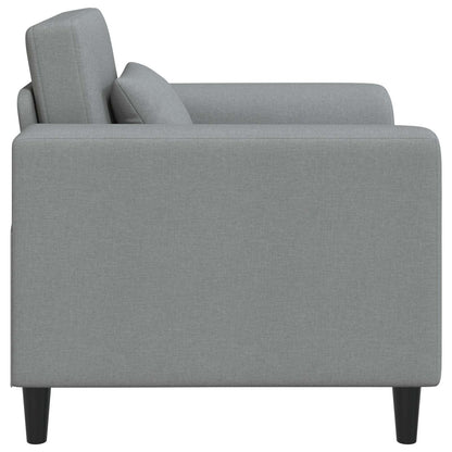 Křeslo Světle Šedá Textil