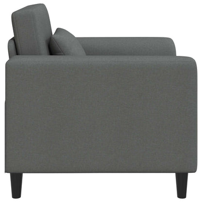 Křeslo Tmavě Šedá Textil