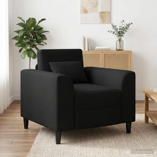 Křeslo Černá Textil