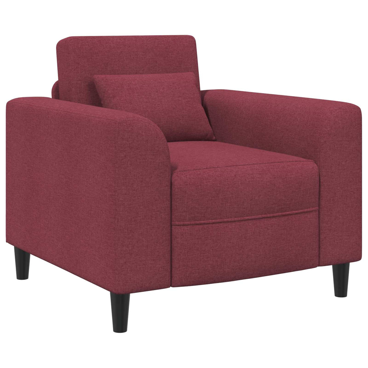 Křeslo Víno Červené Textil