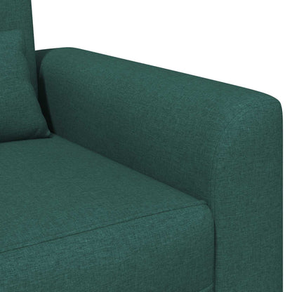 Křeslo Tmavě Zelená Textil