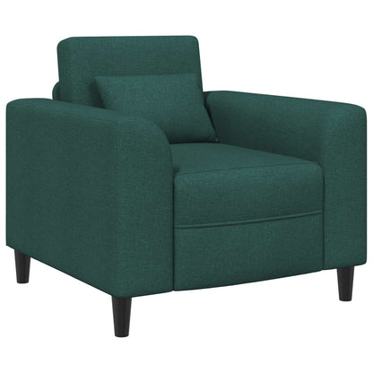 Křeslo Tmavě Zelená Textil
