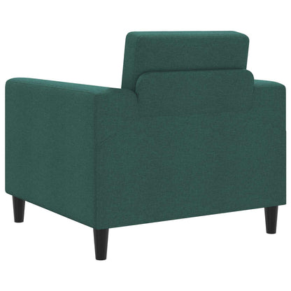 Křeslo Tmavě Zelená Textil