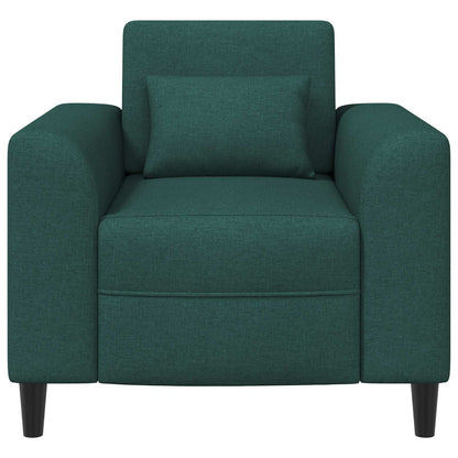 Křeslo Tmavě Zelená Textil