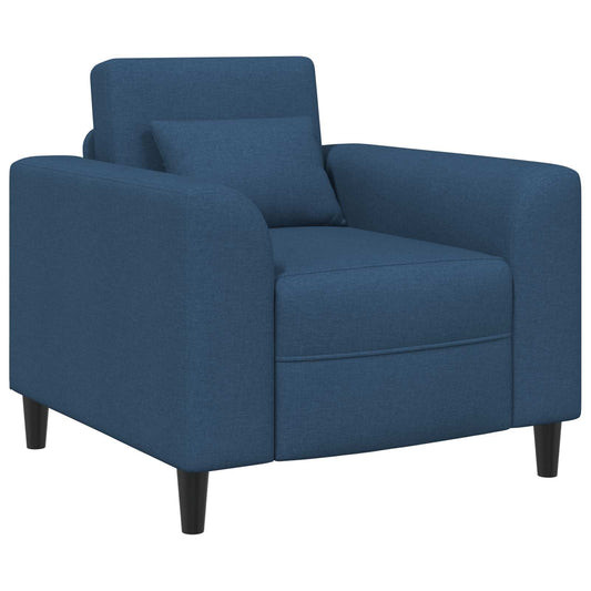 Křeslo Modrá Textil