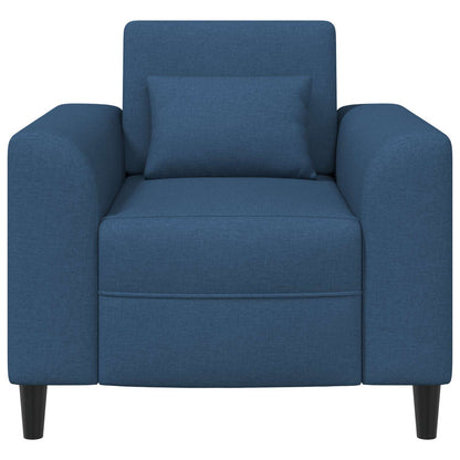 Křeslo Modrá Textil