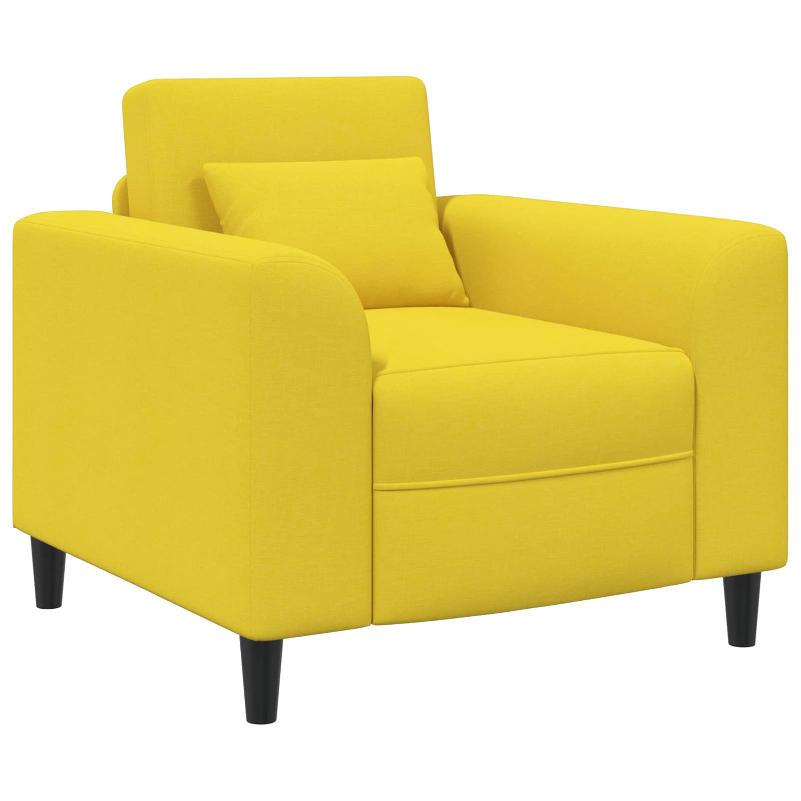 Křeslo Světlá Žlutá Textil