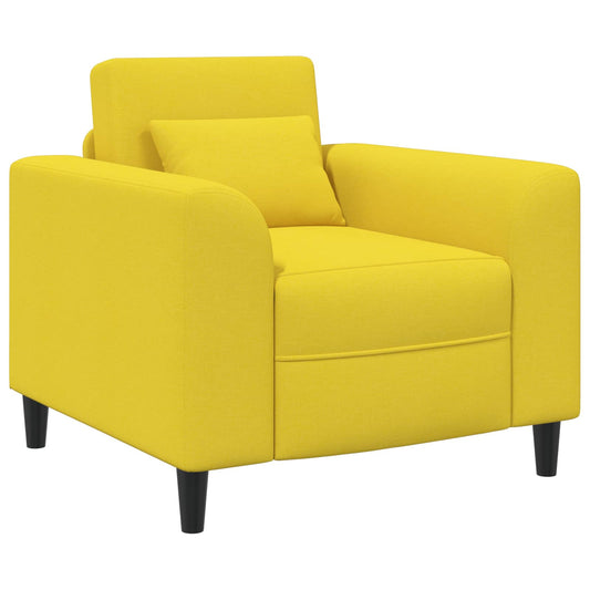 Křeslo Světlá Žlutá Textil