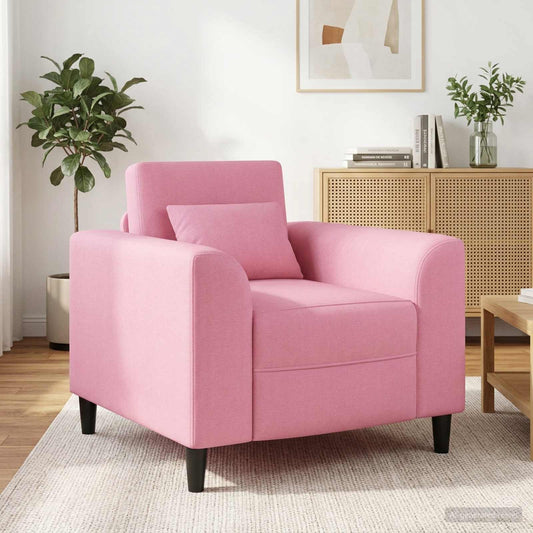 Křeslo Růžová Textil