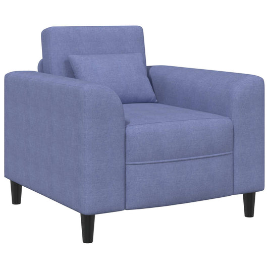 Křeslo Modrá Džínovina Textil