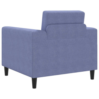 Křeslo Modrá Džínovina Textil