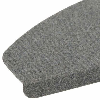 Samolepicí Schodové Rohože 15 Ks 80 X 28 X 3,5 Cm Šedá