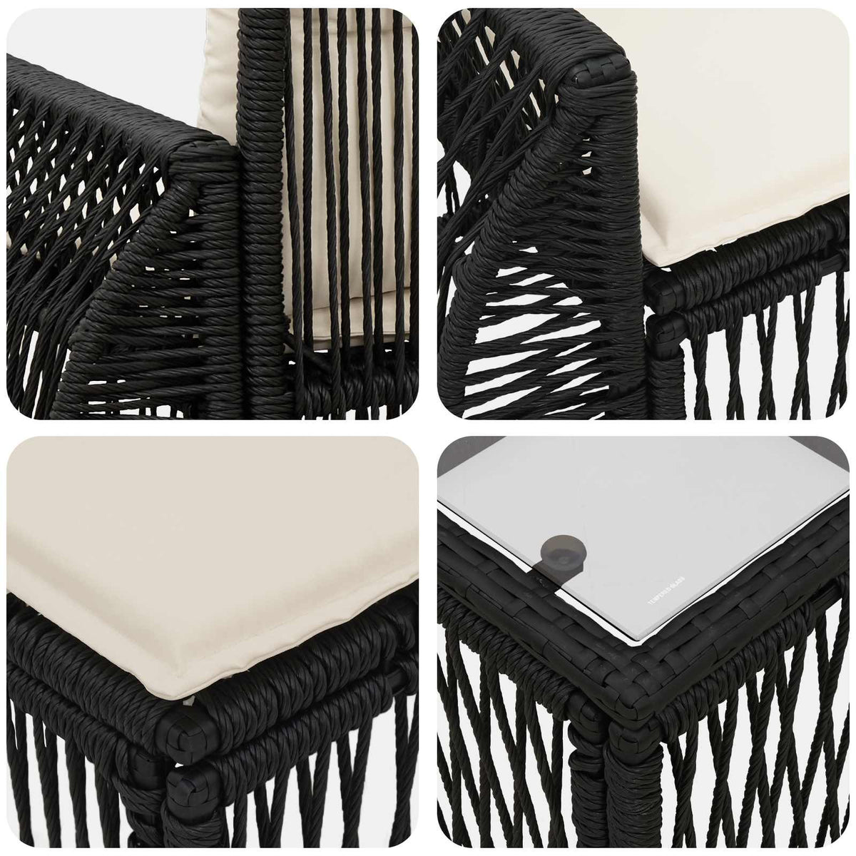 Sada Zahradních Pohovek 9 Ks Polyratan