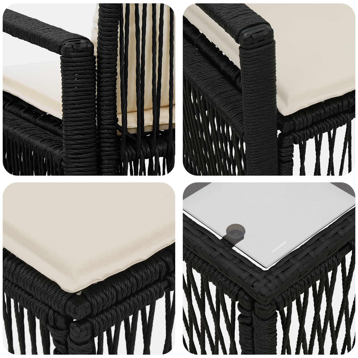 Sada Zahradních Pohovek 7 Ks Polyratan