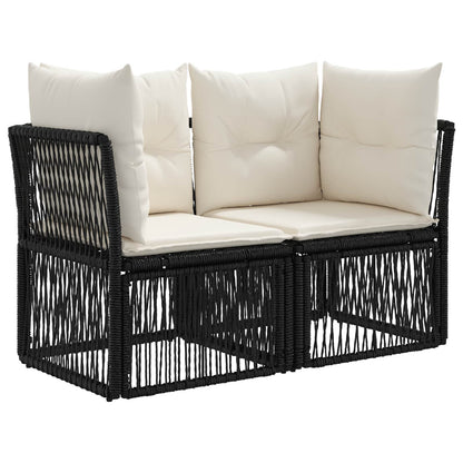 Sada Zahradních Pohovek 11 Ks A Krémově Bílá Polyratan
