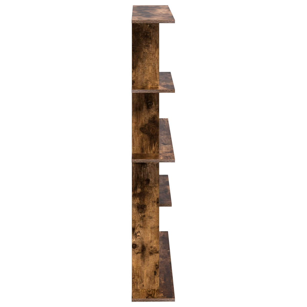 Nástěnná Polička Kouřový Dub 102 X 20 X 130 Cm Kompozitní Dřevo