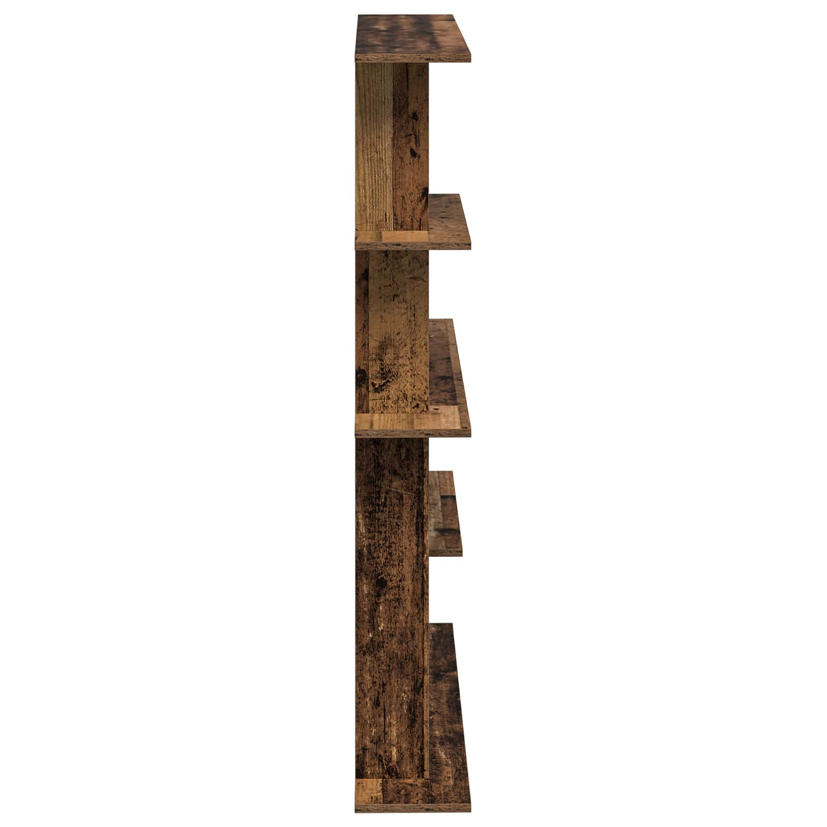 Nástěnná Polička Staré Dřevo 102 X 20 X 130 Cm Kompozitní Dřevo