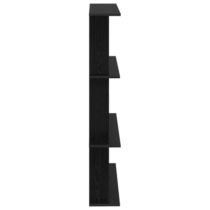 Nástěnná Polička Černý Dub 100 X 20 X 126 Cm Kompozitní Dřevo