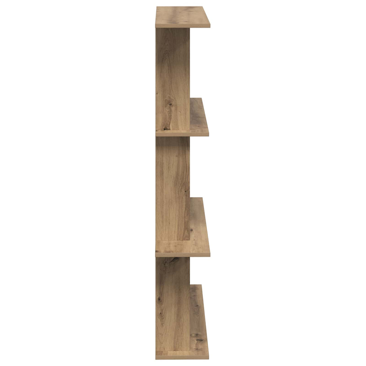 Nástěnná Polička Dub Artisan 100 X 20 X 126 Cm Kompozitní Dřevo