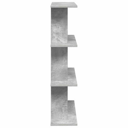 Nástěnná Polička Nástěnná Montáž Betonově Šedá 56 X 20 X 90 Cm