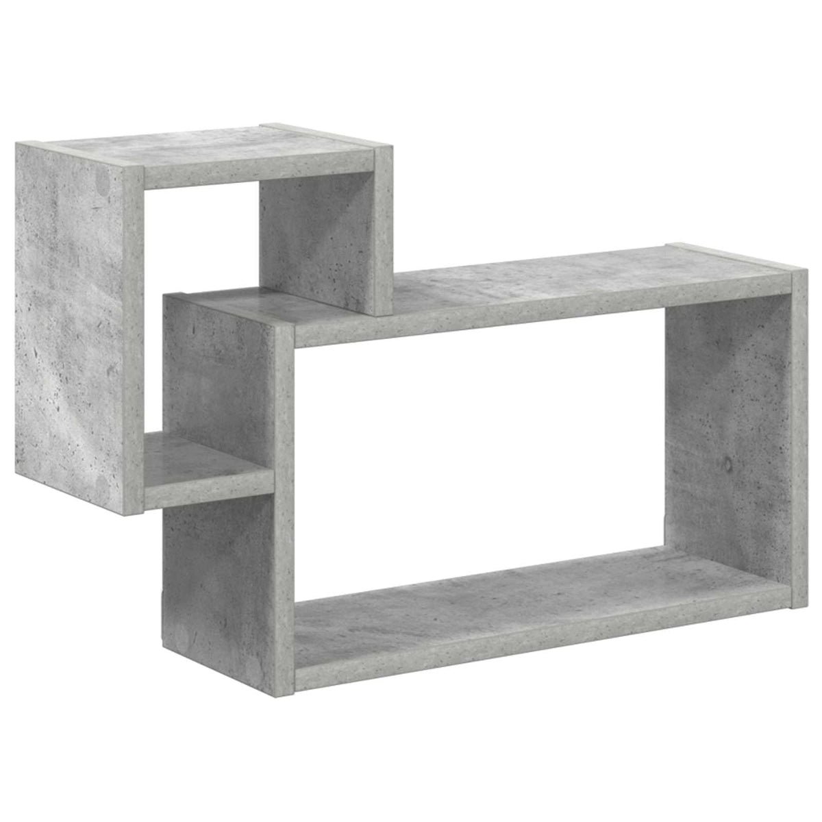 Nástěnná Polička Nástěnná Montáž Betonově Šedá 55 X 15 X 35 Cm