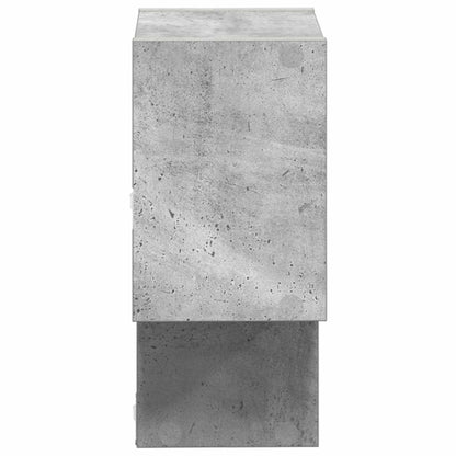 Nástěnná Polička Nástěnná Montáž Betonově Šedá 55 X 15 X 35 Cm