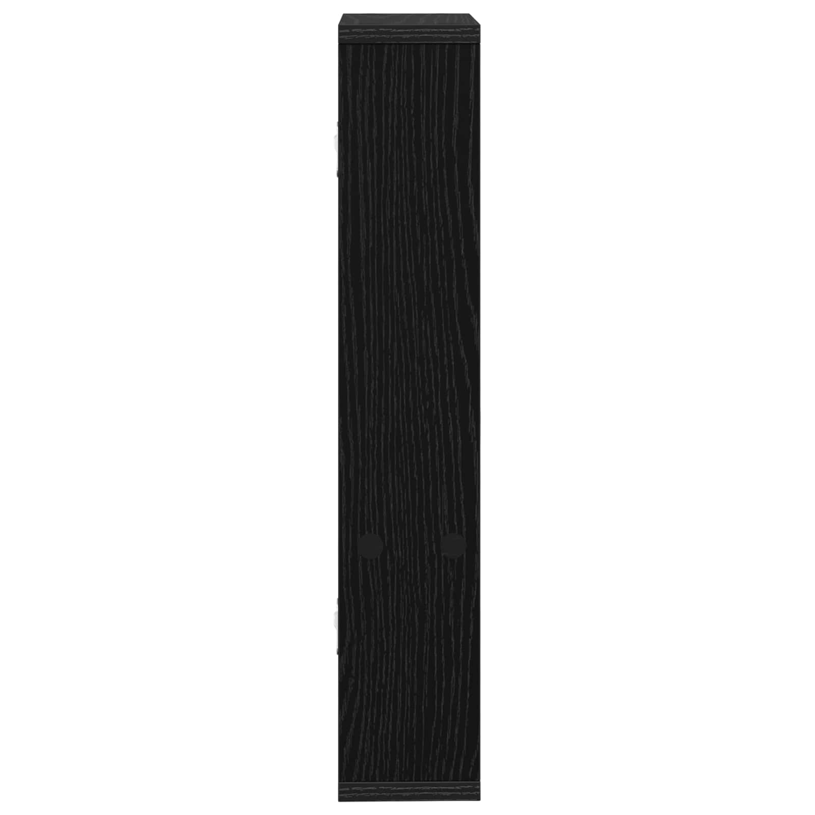 Nástěnná Polička Černý Dub 60 X 11 X 60 Cm Kompozitní Dřevo