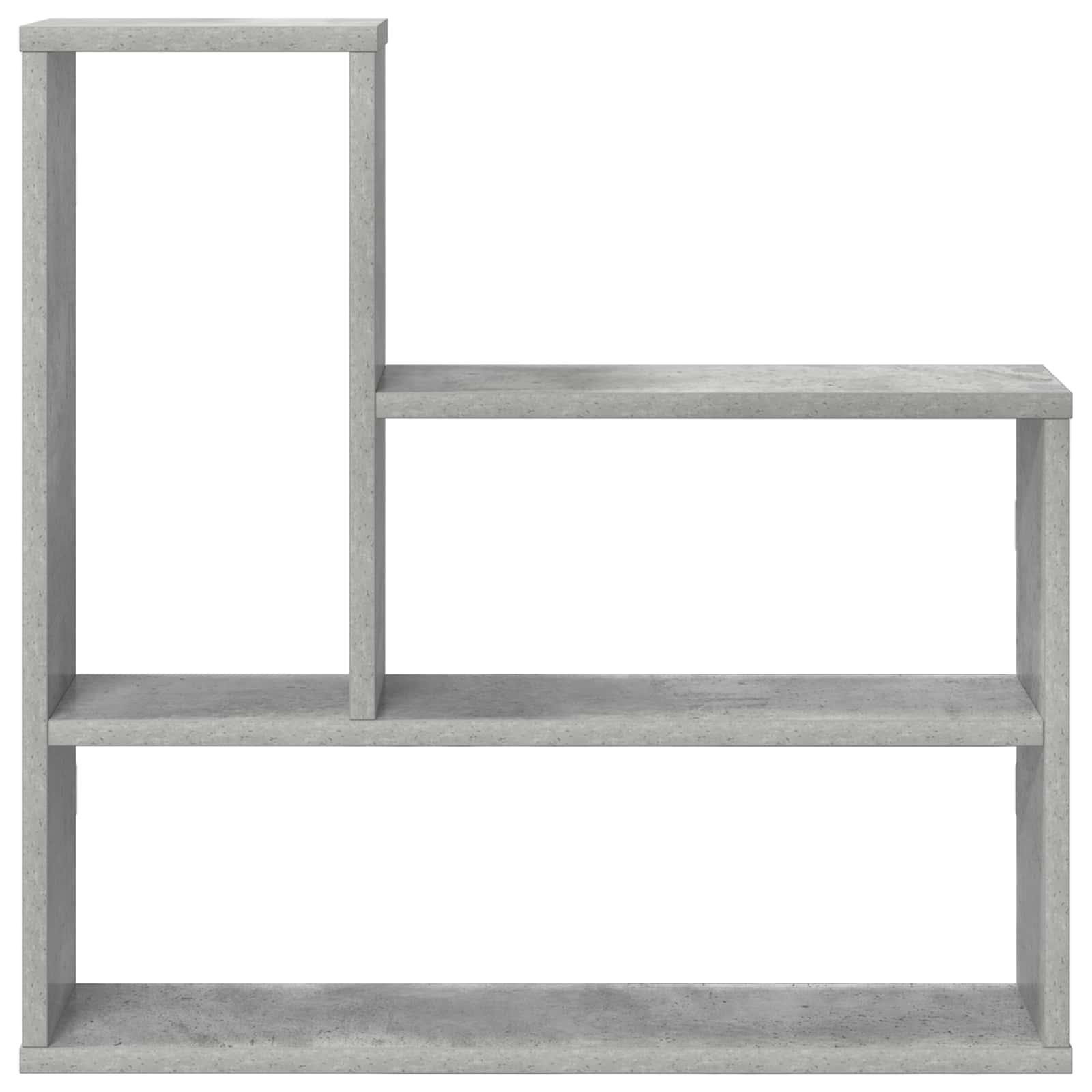 Nástěnná Polička Betonově Šedá 60 X 11 X 60 Cm Kompozitní Dřevo
