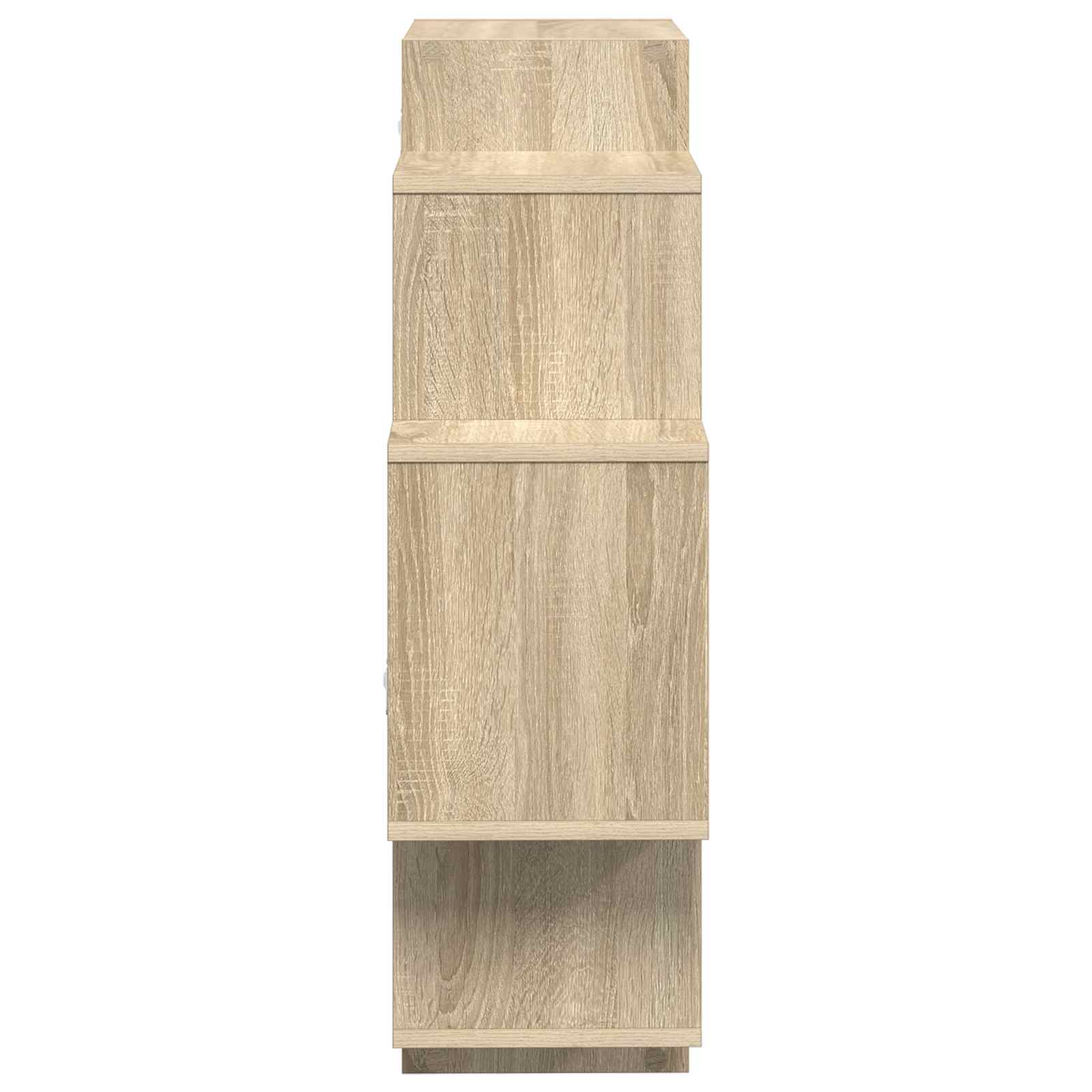Nástěnná Polička Dub Sonoma 90 X 25 X 90 Cm Kompozitní Dřevo
