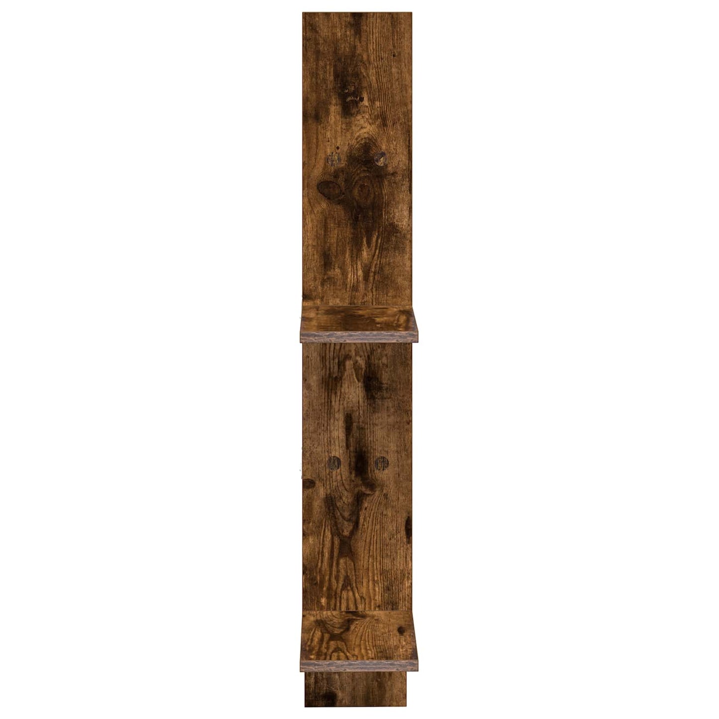 Nástěnná Polička Kouřový Dub 61 X 15 X 102 Cm Kompozitní Dřevo