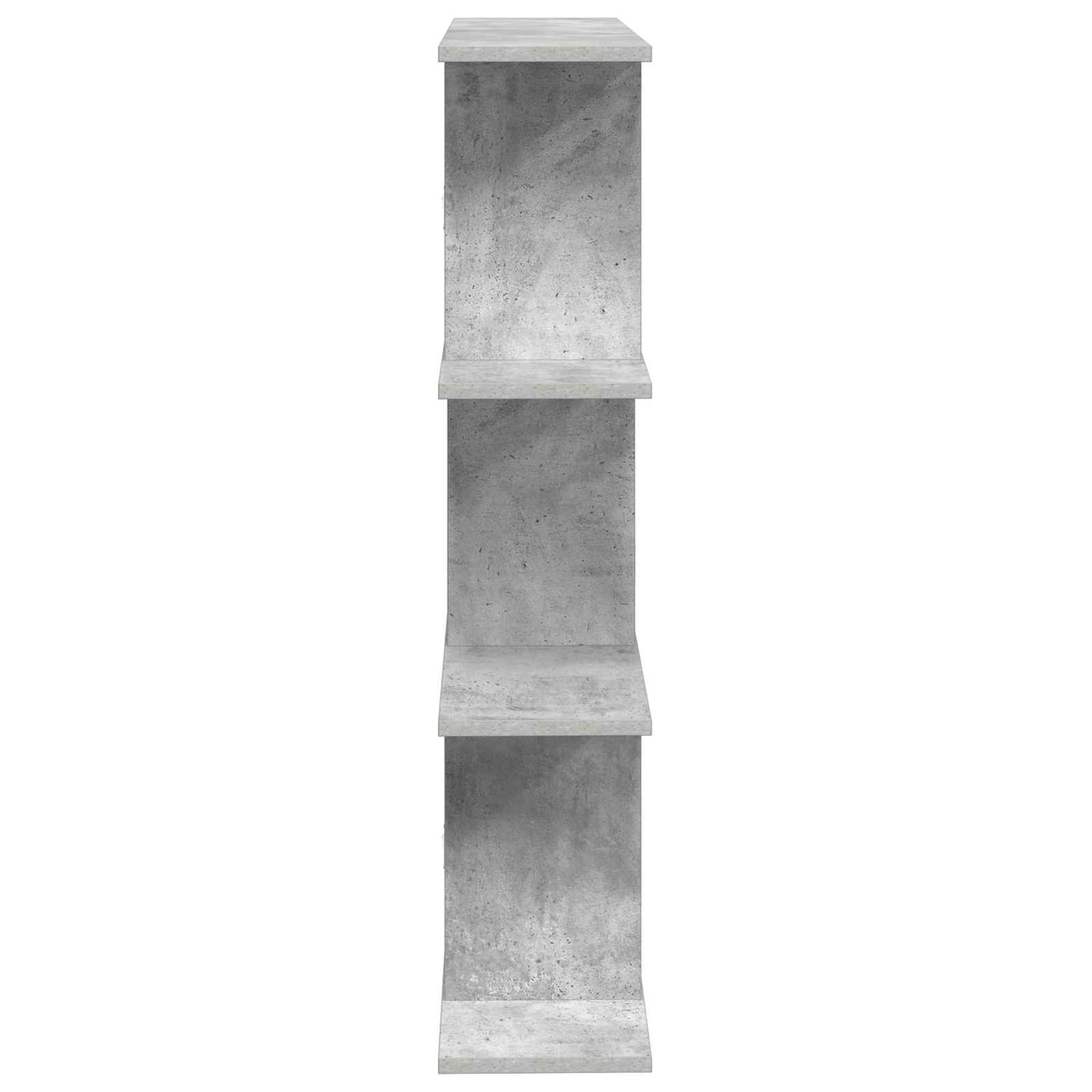 Nástěnná Polička Betonově Šedá 80 X 20 X 96 Cm Kompozitní Dřevo