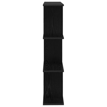 Nástěnná Polička Černý Dub 102 X 20 X 96 Cm Kompozitní Dřevo